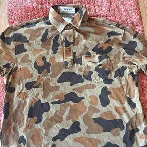 Poncho camo soft short sleeve